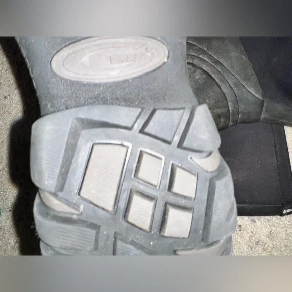 Men’s Grubs mud rain work boots black sz 10 or women’s sz 11 frost line 5.0 - Picture 10 of 12